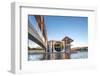 Marie-Elisabeth-Lüders-Haus and River Spree, Government Quater, Mitte, Berlin, Deutschland-Sabine Lubenow-Framed Photographic Print