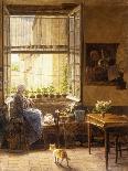 Studying His Part-Marie Francois Firmin-Girard-Giclee Print