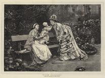 Studying His Part-Marie Francois Firmin-Girard-Giclee Print