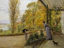 Waiting on the Verandah-Marie Francois Firmin Girard-Giclee Print