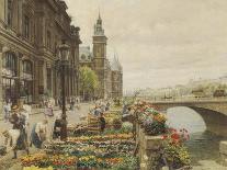 The Quai aux Fleurs and the Hotel de Ville-Marie Francois Girard-Giclee Print