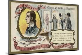 Marie Francois Xavier Bichat, French Physiologist and Anatomist-null-Mounted Giclee Print