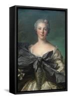 Marie Françoise De La Cropte De St. Abre, Marquise D'Argence-Jean-Marc Nattier-Framed Stretched Canvas