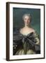 Marie Françoise De La Cropte De St. Abre, Marquise D'Argence-Jean-Marc Nattier-Framed Art Print