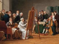 Atelierszene (Mme. Vincent in Ihrem Atelier, Den Maler J.M.Vien Malend),1808-Marie Gabrielle Capet-Stretched Canvas