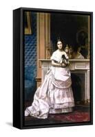 Marie Gerome, 1867-70-Jean Leon Gerome-Framed Stretched Canvas