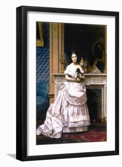 Marie Gerome, 1867-70-Jean Leon Gerome-Framed Premium Giclee Print