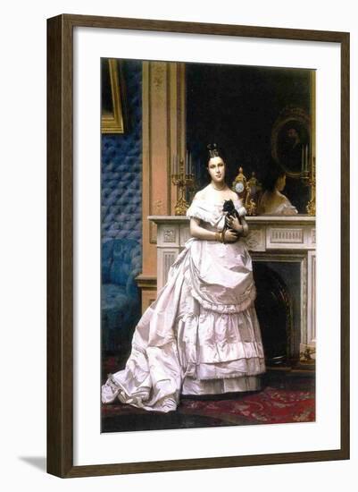 Marie Gerome, 1867-70-Jean Leon Gerome-Framed Giclee Print