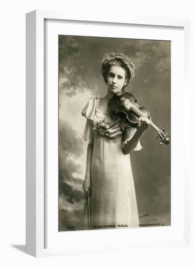 Marie Hall, English Violinist, C1903-null-Framed Giclee Print