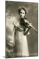 Marie Hall, English Violinist, C1903-null-Mounted Giclee Print