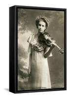 Marie Hall, English Violinist, C1903-null-Framed Stretched Canvas