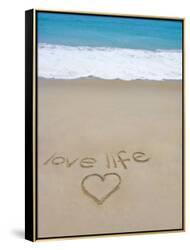 Affordable Beach Canvas Posters For At Allposters Beach On Fire Island Ny With The Words Love Life Written In