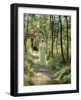 Marie in the Garden, 1895-Peder Severin Kroyer-Framed Giclee Print