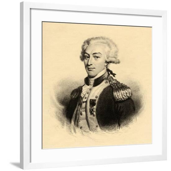 Marie Joseph Paul Yves Roch Gilbert Du Motier (1757-1834) Marquis De Lafayette--Framed Giclee Print