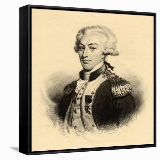 Marie Joseph Paul Yves Roch Gilbert Du Motier (1757-1834) Marquis De Lafayette-null-Framed Stretched Canvas