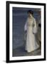 Marie Kroyer on the Beach-Peder Severin Kröyer-Framed Giclee Print