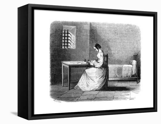 Marie Lafarge in Prison-null-Framed Stretched Canvas