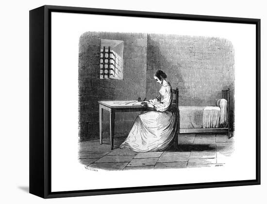 Marie Lafarge in Prison-null-Framed Stretched Canvas