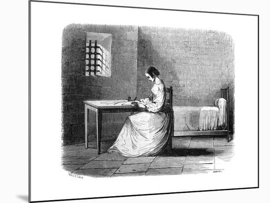 Marie Lafarge in Prison-null-Mounted Giclee Print