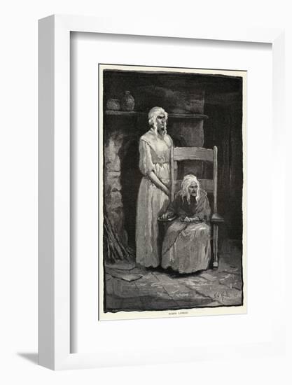 Marie Laveau the Queen of the Voodoos at New Orleans in the Last Year of Her Life-Edward Windsor Kemble-Framed Photographic Print