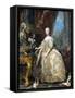 Marie Leszczinska, Queen of France-Charles Van Loo-Framed Stretched Canvas