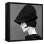 Marie Lise Gres in a Persian Lamb Hat, Summer 1964-John French-Framed Stretched Canvas