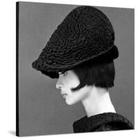 Marie Lise Gres in a Persian Lamb Hat, Summer 1964-John French-Stretched Canvas