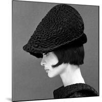 Marie Lise Gres in a Persian Lamb Hat, Summer 1964-John French-Mounted Premium Giclee Print