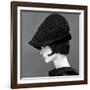 Marie Lise Gres in a Persian Lamb Hat, Summer 1964-John French-Framed Giclee Print