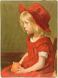 Fillette a l'Orange-Marie Louise Catherine Breslau-Giclee Print