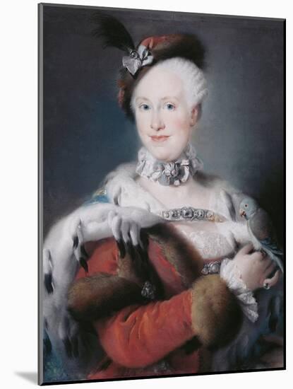 Marie Louise D'espagne (Marie-Louise) - Portrait of Infanta Maria Luisa of Spain (1745-1792), Holy-Lorenzo Baldissera Tiepolo-Mounted Giclee Print
