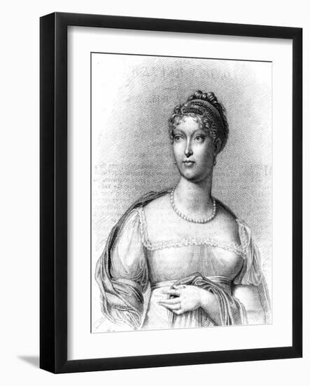 Marie Louise, Duchess of Parma, Second Wife of Napoleon Bonaparte, 1815-T Blood-Framed Giclee Print
