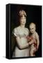 Marie-Louise of Habsbourg-Lorraine and the King of Rome-Francois Gerard-Framed Stretched Canvas