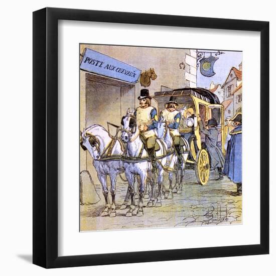 Marie Louise's Carriage-null-Framed Art Print