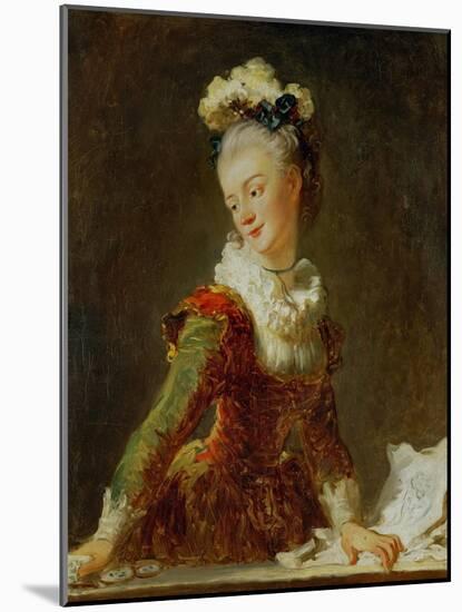 Marie-Madeleine Guimard (1743-1816), Prima Ballerina of the Paris Opera-Jean-Honoré Fragonard-Mounted Giclee Print