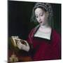 Marie Madeleine Lisant  Peinture D'ambrosius Benson (1495-1550) Vers 1525 Londres National Gallery-Ambrosius Benson-Mounted Giclee Print