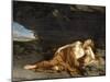 Marie Madeleine Repentante - Repentant Mary Magdalene - Orazio Gentileschi (1563-1638). Oil on Canv-Orazio Gentileschi-Mounted Giclee Print