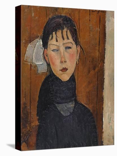 Marie (Marie, Daughter of the People), 1918-Amedeo Modigliani-Stretched Canvas
