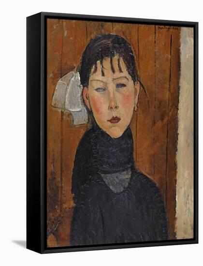 Marie (Marie, Daughter of the People), 1918-Amedeo Modigliani-Framed Stretched Canvas