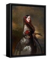 Marie Nikolaievna De Russie (1819-1876) - Grand Duchess Maria Nikolaevna of Russia (1819-1876), Duc-Franz Xaver Winterhalter-Framed Stretched Canvas