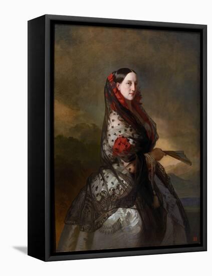 Marie Nikolaievna De Russie (1819-1876) - Grand Duchess Maria Nikolaevna of Russia (1819-1876), Duc-Franz Xaver Winterhalter-Framed Stretched Canvas