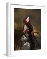 Marie Nikolaievna De Russie (1819-1876) - Grand Duchess Maria Nikolaevna of Russia (1819-1876), Duc-Franz Xaver Winterhalter-Framed Giclee Print