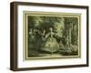 Marie Sallé-Nicolas Lancret-Framed Giclee Print