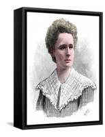 Marie Sklodowska Curie, Polish-born French physicist, 1904-Anon-Framed Stretched Canvas