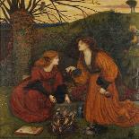 Certain Ladies of Her Companionship Gathered Themselves with Beatrice-Marie Spartali Stillman-Giclee Print