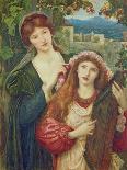 Certain Ladies of Her Companionship Gathered Themselves with Beatrice-Marie Spartali Stillman-Giclee Print