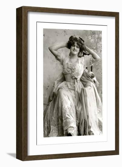 Marie Studholme (1875-193), English Actress, 1900s-Foulsham and Banfield-Framed Giclee Print