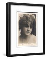 Marie Studholme Actress, in Thoughtful Mood-null-Framed Photographic Print