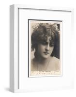 Marie Studholme Actress, in Thoughtful Mood-null-Framed Photographic Print