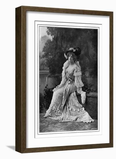 Marie Studholme, English Theatre Actress, 1901-Alfred & Walery Ellis-Framed Giclee Print